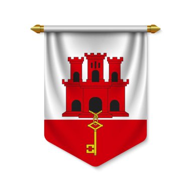 bayrağı ile 3D gerçekçi Flaman