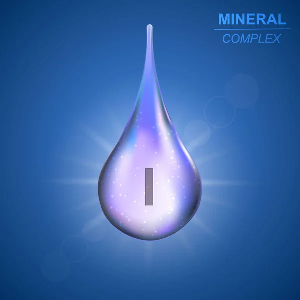 Fondo complejo mineral — Vector de stock