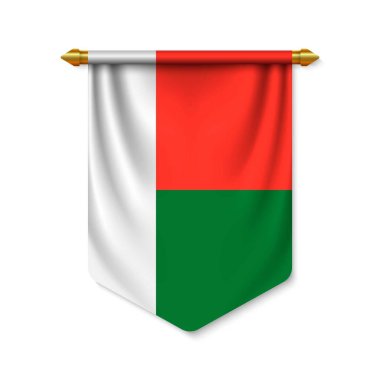 bayrağı ile 3D gerçekçi Flaman