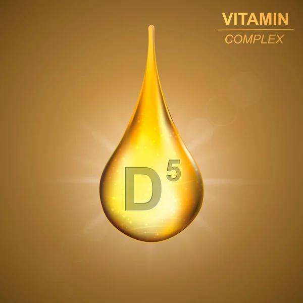 Vitamin-Komplex-Hintergrund — Stockvektor