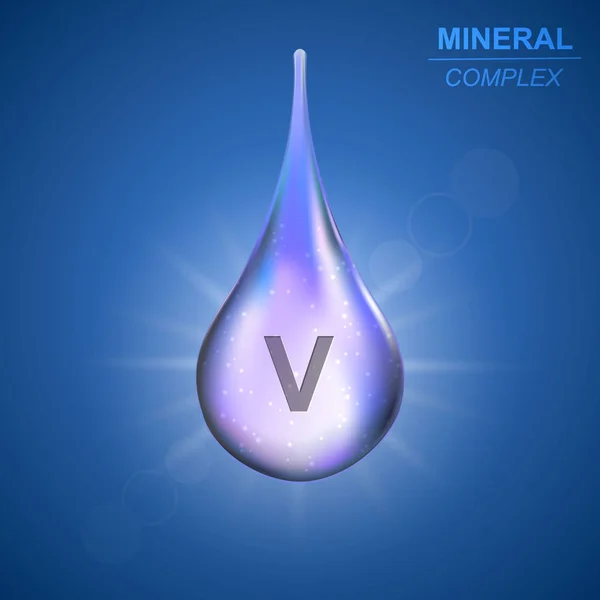 Fondo complejo mineral — Vector de stock