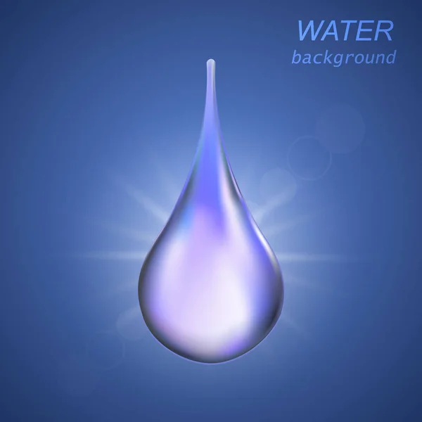 Cosmetic background with water drop