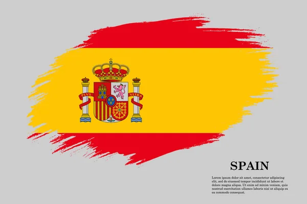 Pincelada bandera. Ilustración vectorial — Archivo Imágenes Vectoriales