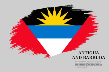 Fırça darbesi bayrağı . Vektör çizimi