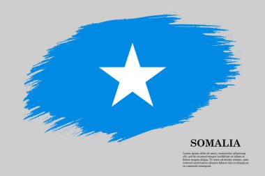 Fırça darbesi bayrağı . Vektör çizimi