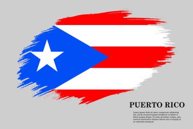 Fırça darbesi bayrağı . Vektör çizimi