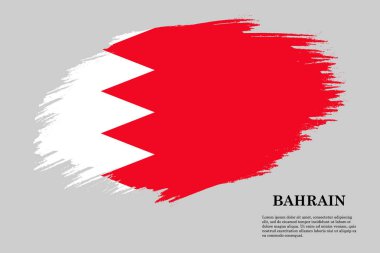 Fırça darbesi bayrağı . Vektör çizimi