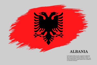 Fırça darbesi bayrağı . Vektör çizimi