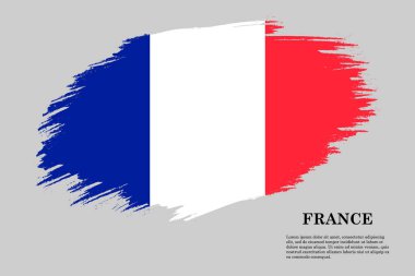 Fırça darbesi bayrağı . Vektör çizimi