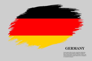 Fırça darbesi bayrağı . Vektör çizimi