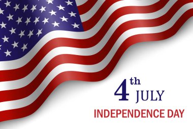 Amerika Birleşik Devletleri bayrağı sallayarak