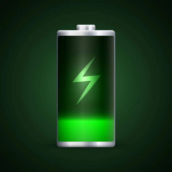 Carica della batteria piena energia . — Vettoriale Stock