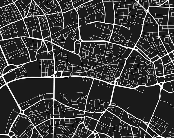 Umístění mapy města — Stockový vektor