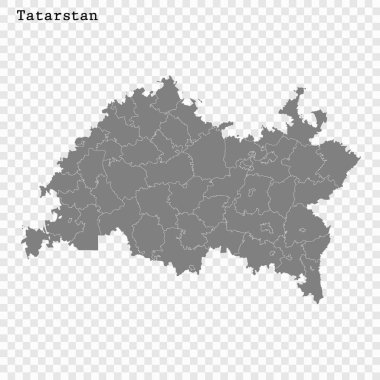 Yüksek Kalite haritası Rusya'nın bir bölgesidir