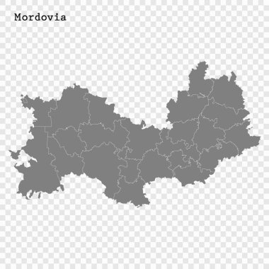 Yüksek Kalite haritası Rusya'nın bir bölgesidir