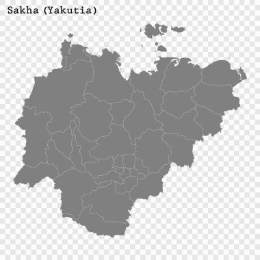 Yüksek Kalite haritası Rusya'nın bir bölgesidir