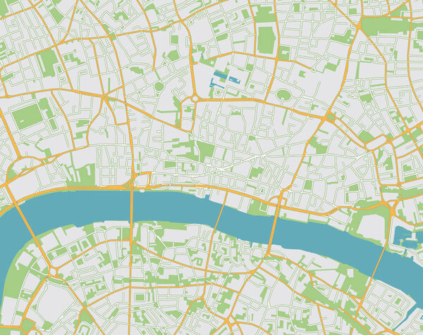 Location map of city