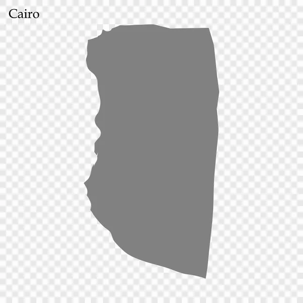 Mapa de la gobernación de Egipto — Vector de stock