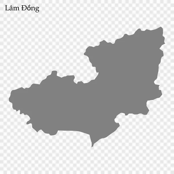 Mapa de provincia de Vietnam — Vector de stock