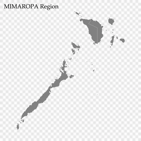 High Quality map of region of Philippines Stock Vector