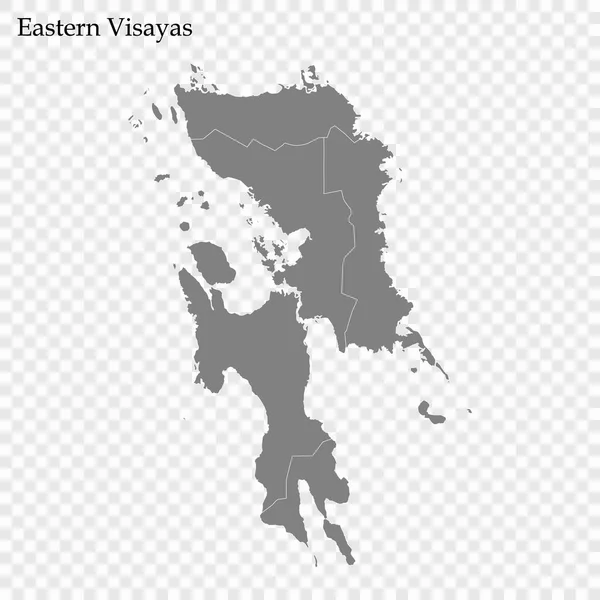 High Quality map of region of Philippines Royalty Free Stock Vectors