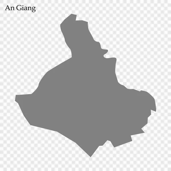 Mapa de provincia de Vietnam — Vector de stock