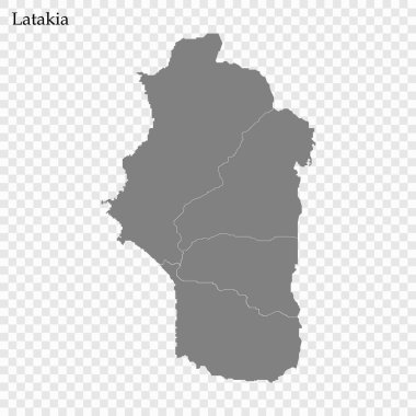 Suriye Valiliği Yüksek Kaliteli haritası