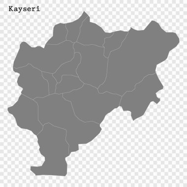 Yüksek Kalite haritası Türkiye'nin bir ilidir