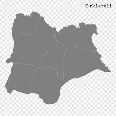 Yüksek Kalite haritası Türkiye'nin bir ilidir
