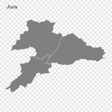 Yüksek Kaliteli harita İsviçre bir kton