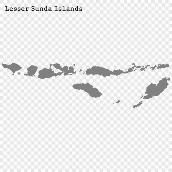 Hoge kwaliteit kaart is een eiland van Indonesië — Stockvector
