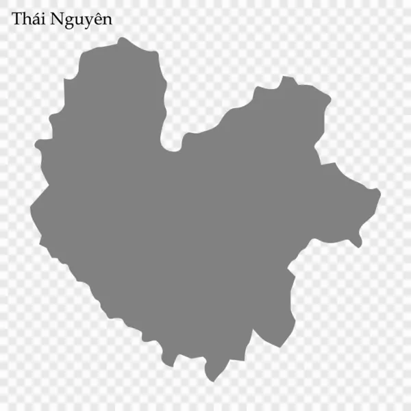 Mapa da província do Vietname — Vetor de Stock