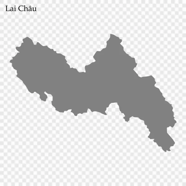 Карта провинции Вьетнам — стоковый вектор