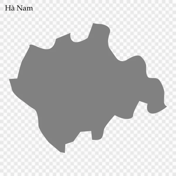 Karte der Provinz Vietnam — Stockvektor