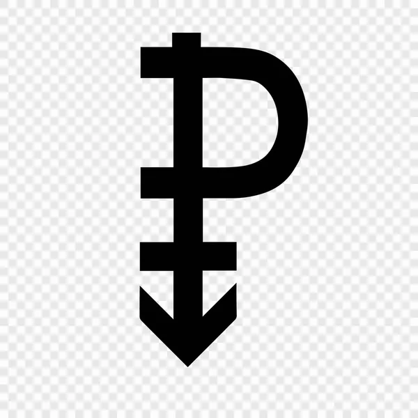 Pansexual pride symbol — Stock Vector