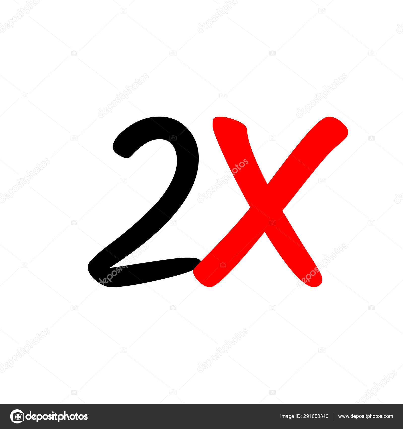 2x Sign Icon Stock Vector By grebeshkovmaxim gmail 291050340 2x Sign Icon Stock Vector By grebeshkovmaxim gmail 291050340