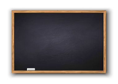 Blackboard ile ahşap çerçeve