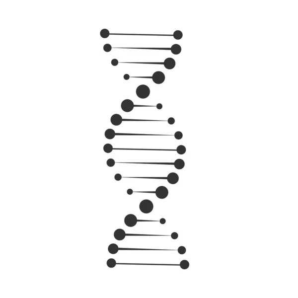 Pictogram van de structuur van DNA. — Stockvector