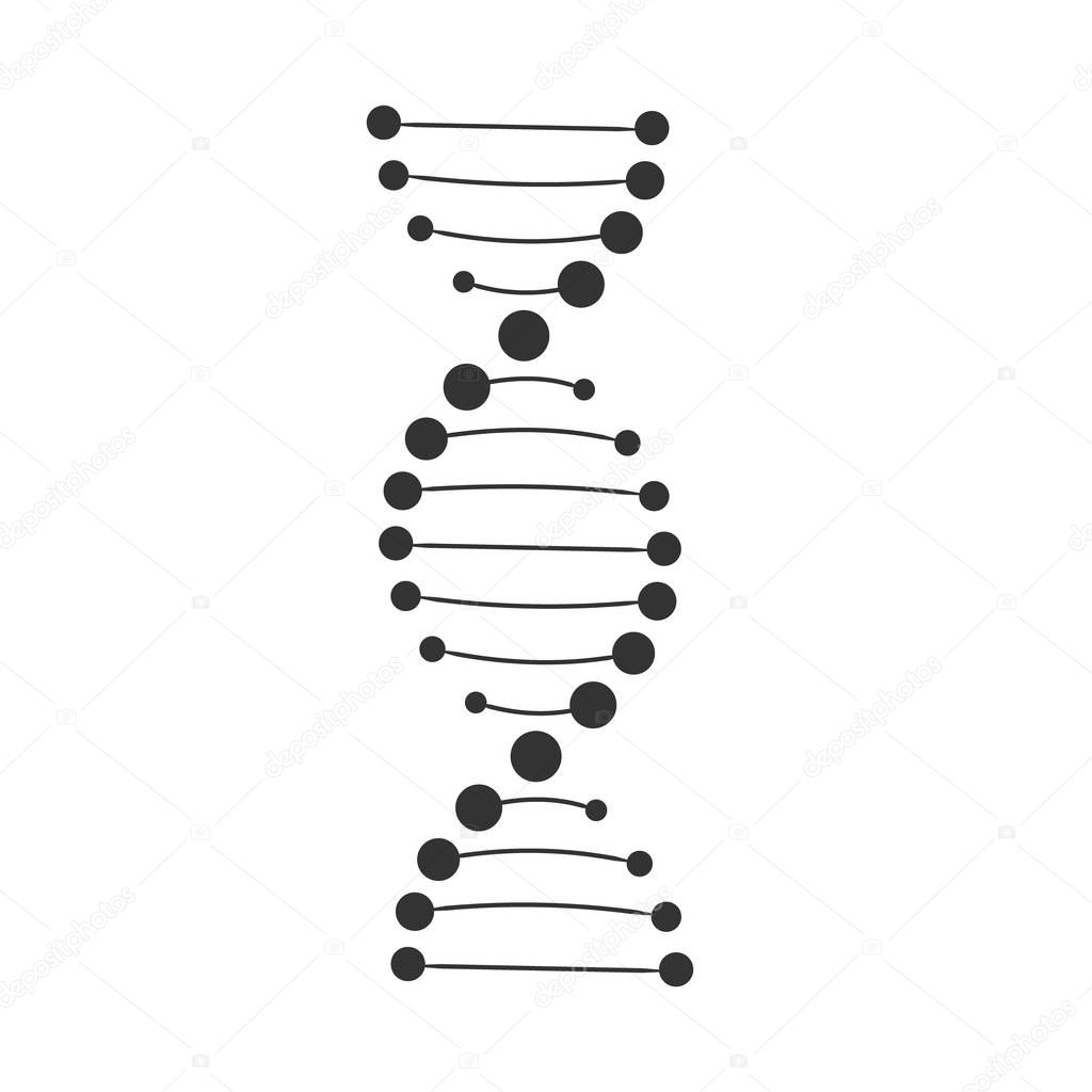 DNA structure icon.