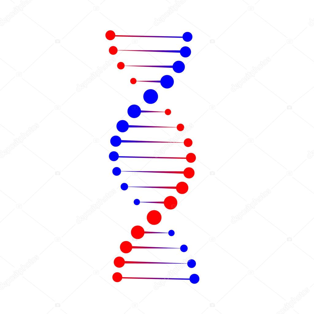 DNA structure icon.