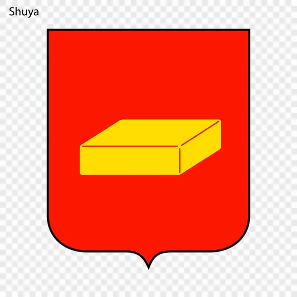 Emblema Ciudad de Rusia . — Archivo Imágenes Vectoriales