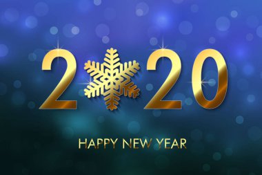 Mutlu yeni yıl 2020 arka plan.