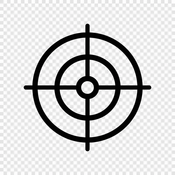 Icono de objetivo pistola — Vector de stock