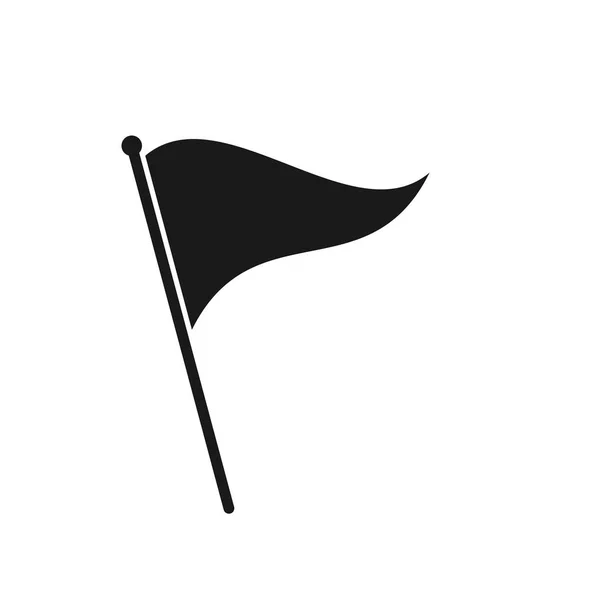 Ícone de bandeira simples — Vetor de Stock