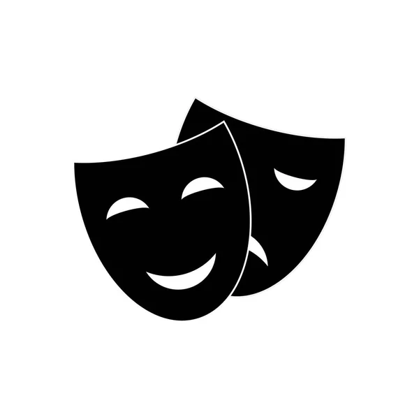 Theater masker Vector Icon — Stockvector