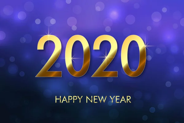 Felice anno nuovo sfondo 2020 . — Vettoriale Stock