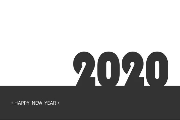 Feliz Año Nuevo 2020 fondo . — Vector de stock