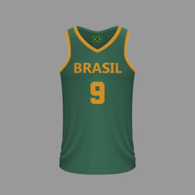 Gerçekçi basketbol forması 