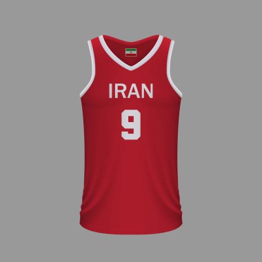 Gerçekçi basketbol forması 