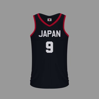 Gerçekçi basketbol forması 